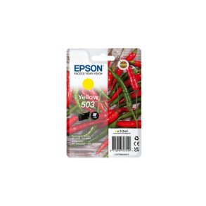 Epson original bl�kpatron T503 - Yellow - 3,3 ml - 503 Chili