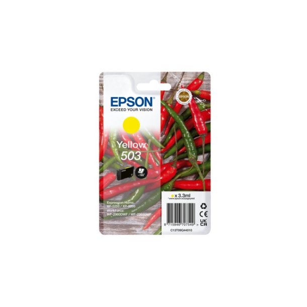 Epson original blkpatron T503 - Yellow - 3,3 ml - 503 Chili