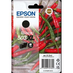 Epson original bl�kpatron T503XL - Sort - 9,2 ml - 503 Chili