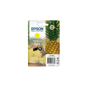 Epson original bl�kpatron 604 - Yellow - 2,4 ml - 604 Ananas