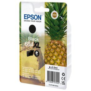 Epson original bl�kpatron 604XL - Sort XL - 8,9 ml - 604XL Ananas