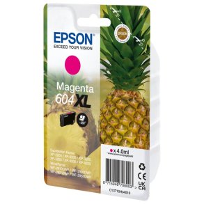 Epson original bl�kpatron 604XL - Magenta XL- 4 ml - 604XL Ananas