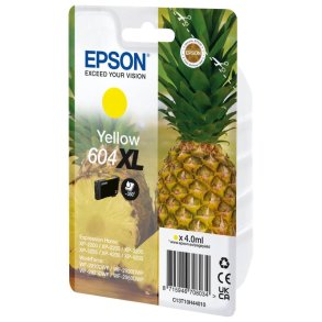 Epson original bl�kpatron 604XL - Yellow XL - 4 ml - 604XL Ananas