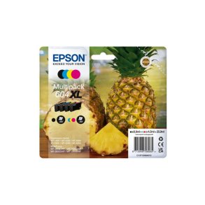 Epson original blkpatron 604XL Multipack - Sort, Cyan, Magenta, Yellow - 8,9/4 ml - 604XL Ananas