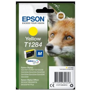 Epson original bl�kpatron T128 - Yellow - 3,5 ml - 128 R�v