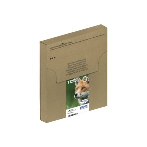 Epson original bl�kpatron T128 Multipack - Sort, Cyan, Magenta, Yellow - 5,9/3,5 ml - 128 R�v