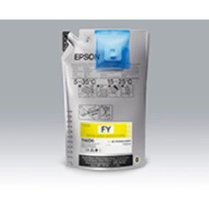 Epson original bl�kpose T46D - Surecolor F9400 - Fluorescerende Yellow - 2 x 1.000 ml