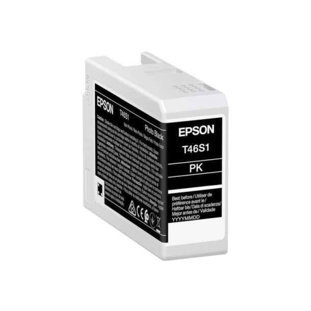 Epson original blkpatron T46S - Foto-Sort - 25 ml - UltraChrome Pro10