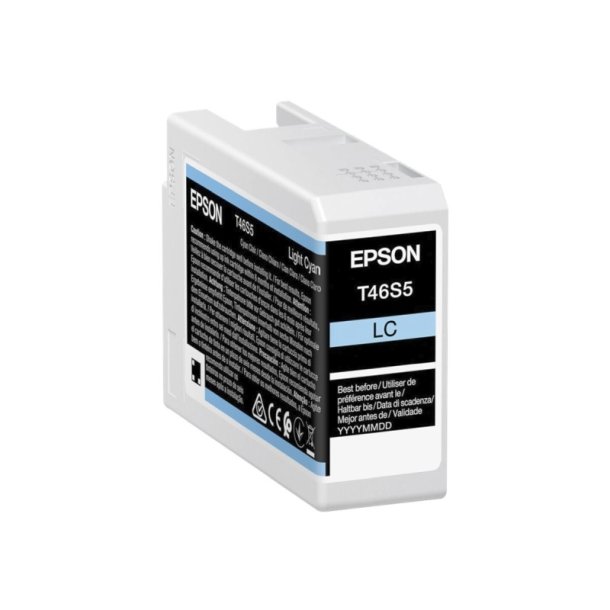 Epson original blkpatron T46S - Lys Cyan - 25 ml - UltraChrome Pro10