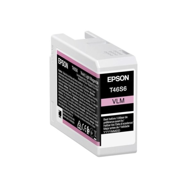 Epson original blkpatron T46S - Levende Lys Magenta - 25 ml - UltraChrome Pro10