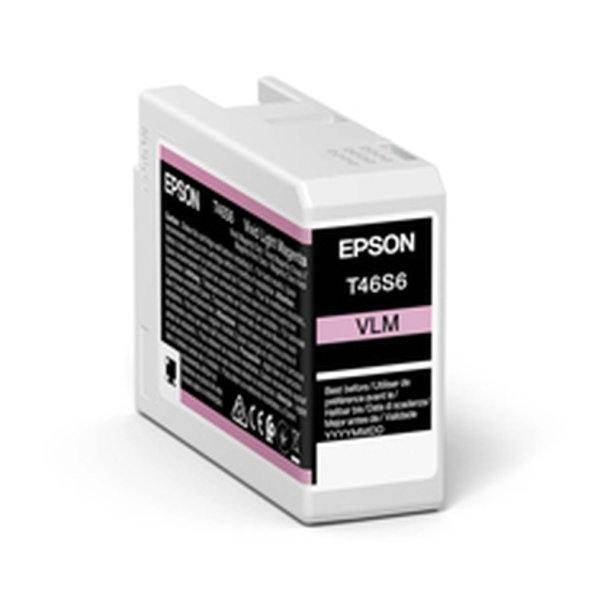 Epson original blkpatron T46S - Lys Magenta - 25 ml - UltraChrome Pro10