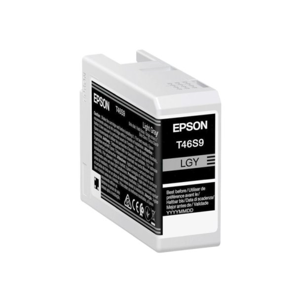 Epson original blkpatron T46S - Lys Gr - 25 ml - UltraChrome Pro10