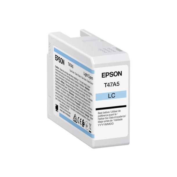 Epson original blkpatron T47A - Lys Cyan - 50 ml - UltraChrome Pro10