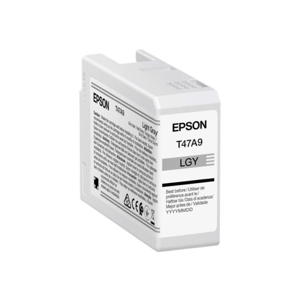 Epson original blkpatron T47A - Lys Gr - 50 ml - UltraChrome Pro10