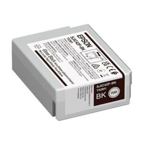 Epson original bl�kpatron T52M - Sort - 50 ml - ColorWorks TM-C4000e