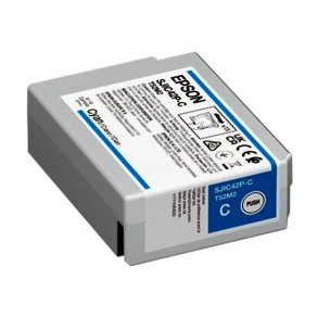 Epson original bl�kpatron T52M - Cyan - 50 ml - ColorWorks TM-C4000e