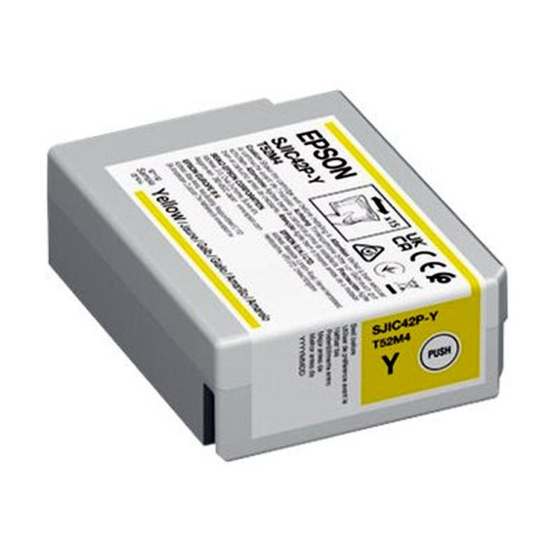 Epson original blkpatron T52M - Yellow - 50 ml - ColorWorks TM-C4000e