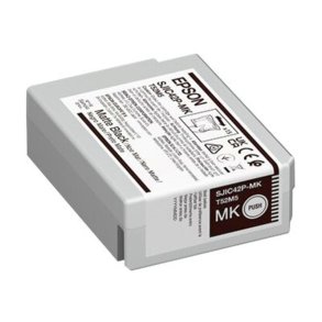 Epson original bl�kpatron T52M - Mat Sort - 50 ml - ColorWorks TM-C4000e