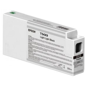 Epson original Bl�kpatron T54X - Lys Lys Sort - 350 ml - UltraChrome HDX