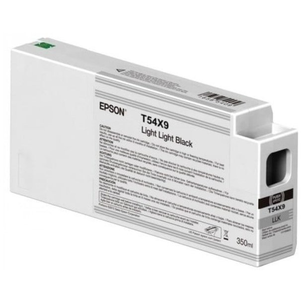 Epson original Blkpatron T54X - Lys Lys Sort - 350 ml - UltraChrome HDX