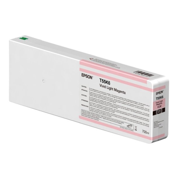 Epson original blkpatron T55K - Levende Lys magenta - 700 ml - UltraChrome HDX