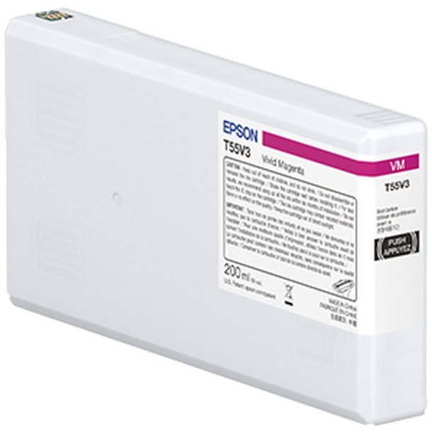 Epson original Blkpatron T55W - Levende Magenta - 200 ml - UltraChrome Pro 10