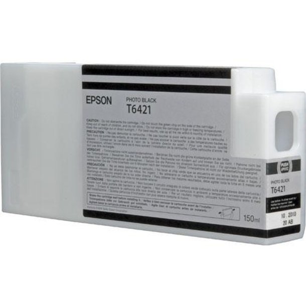 Epson original blkpatron T642 - Foto Sort - 150 ml - UltraChrome K3