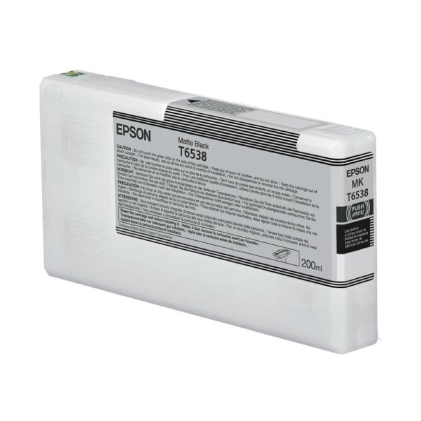 Epson original blkpatron T653 - Mat Sort - 200 ml - UltraChrome HDR