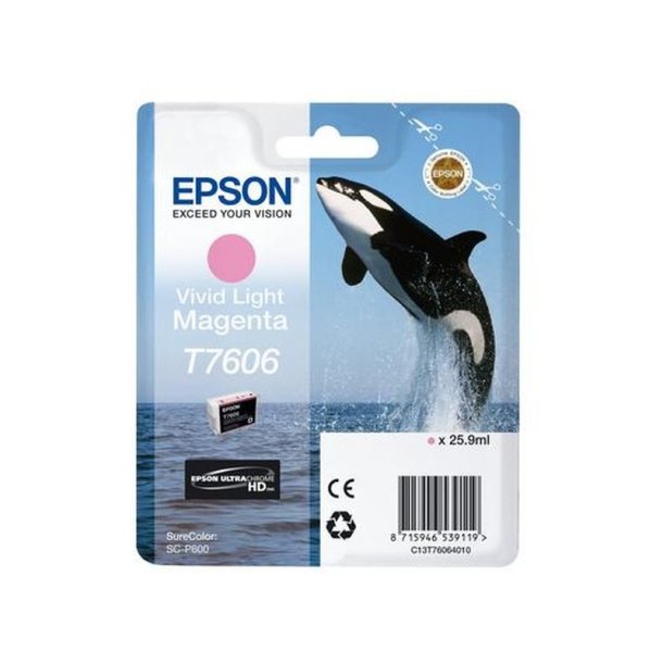 Epson original blkpatron T760 - Levende Lys Magenta - 25,9 ml - UltraChrome HD