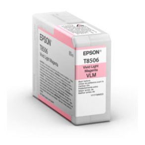 Epson original bl�kpatron T080 - Levende Lys Magenta - 80 ml - UltraChrome HD