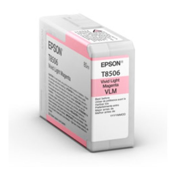 Epson original blkpatron T080 - Levende Lys Magenta - 80 ml - UltraChrome HD