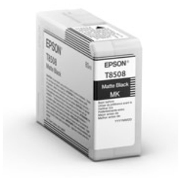 Epson original blkpatron T080 - Mat Sort - 80 ml - UltraChrome HD