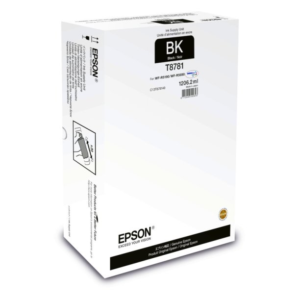 Epson original blkpose T878XL - WorkForce Pro WF-R5190, WF-R5690 - Sort XL - 1006,2 ml