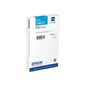Epson original bl�kpatron T90 - Workforce Pro WF-6090/6590 - Cyan XXL - 7.000 sider