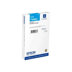 Epson original bl�kpatron T90 - Workforce Pro WF-6090/6590 - Cyan XL - 4.000 sider