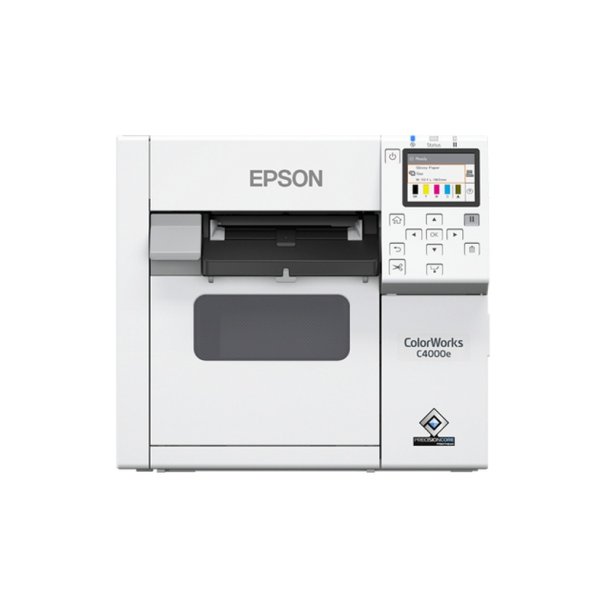 Epson CW-C4000e (bk) etiketprinter - Blk Farve - Ledningsfrt - 1200 x 1200 dpi - 102 mm/sek.