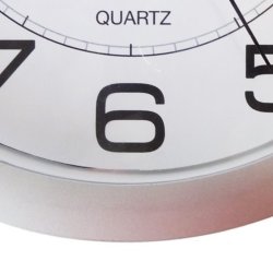 Unilux Attraction Clock 22cm - Analog vgur i Slv