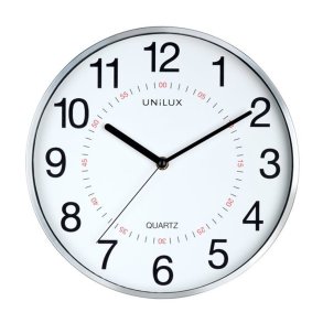 Unilux Aria Clock 30,5cm vgur - Analog vgur i Slv