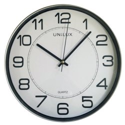 Unilux Magnet Clock 30cm - Analog vgur i Slv