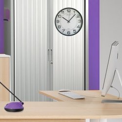 Unilux Magnet Clock 30cm - Analog vgur i Slv