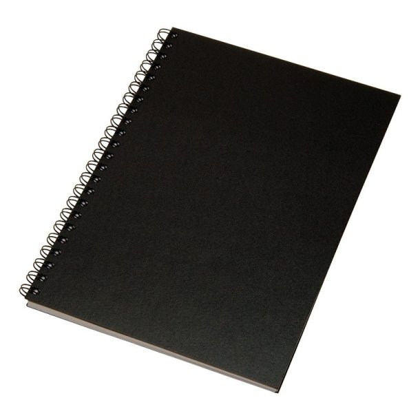 Esselte Memo Art Notesbog A5 - linieret - h�rdt omslag med spiralryg - 90 ark - 90g