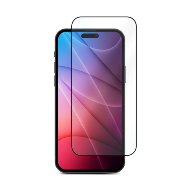 eSTUFF Sk�rmfilter til iPhone 14 Pro Full Cover h�rdet glas. Titan Shield 