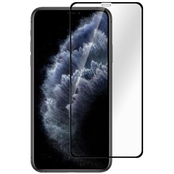 eSTUFF Sk�rmfilter til iPhone 11 Pro/Xs/X Full Cover h�rdet glas. Titan Shield 