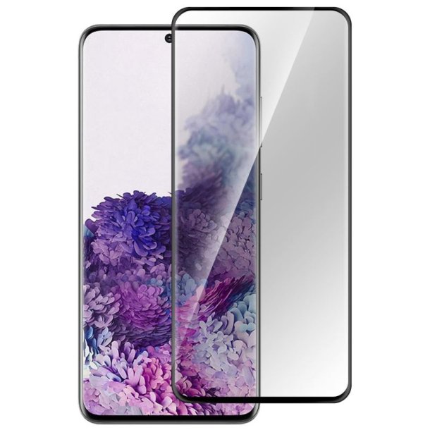 eSTUFF Sk�rmfilter til Samsung Galaxy S20/5G Curved Edge h�rdet glas. Titan Shield 