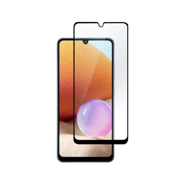 eSTUFF Sk�rmfilter til Samsung Galaxy A32 4G Full Cover h�rdet glas. Titan Shield 