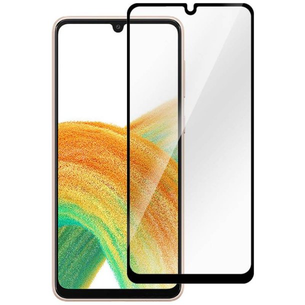 eSTUFF Sk�rmfilter til Samsung Galaxy A33 5G Full Cover h�rdet glas. Titan Shield 