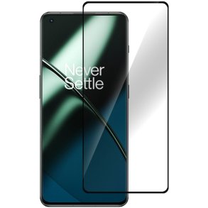 eSTUFF Sk�rmfilter til OnePlus 11 5G Curved Edge h�rdet glas. Titan Shield 