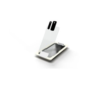 eSTUFF Sk�rmfilter til Apple iPhone 17e/16e/14/13 Pro/13 Clear glas Protector with mounting frame 