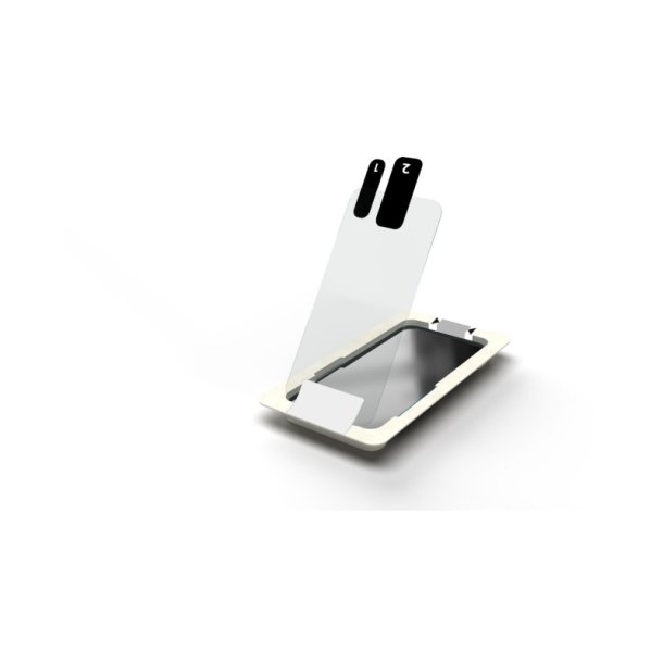 eSTUFF Sk�rmfilter til Apple iPhone 12 Pro Max Clear glas Protector with mounting frame 