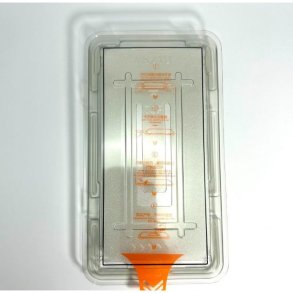 eSTUFF Sk�rmfilter til iPhone 16 Pro Protector with single use installation frame 